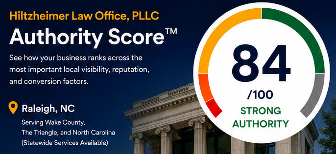 Authority Score Hiltzheimer Law Office