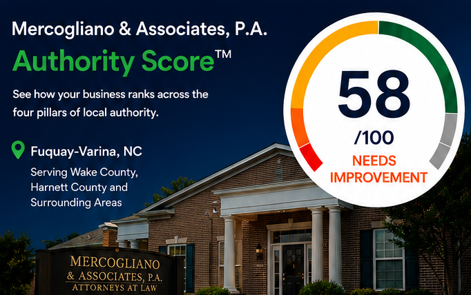 Authority Score for Mercogliano Law